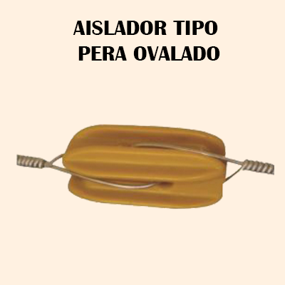 Aislador tipo Pera Ovalado