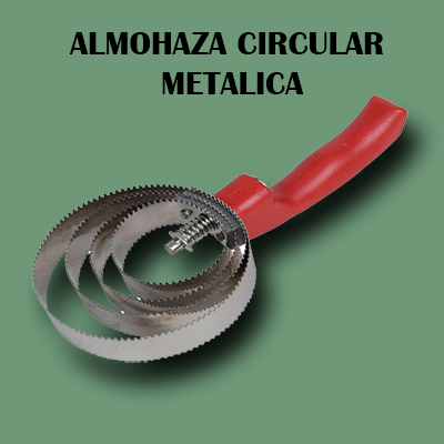 Almohaza Circular Metalica