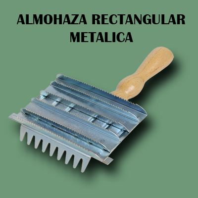 Almohaza Rectangular Metalica