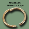 Argolla de Bronce 3"x 3/8
