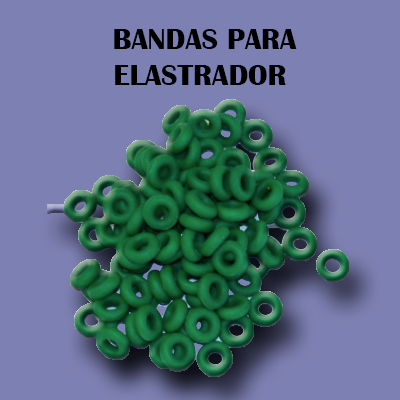 Bandas para elastrador x 100 unds