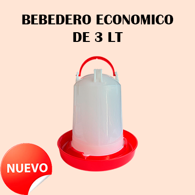 Bebedero Económico de 3 Lt