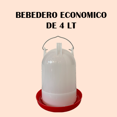 Bebedero Económico de 4 Lt