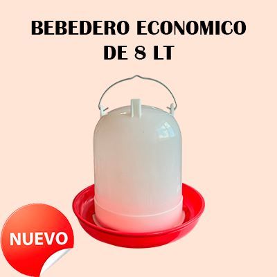 Bebedero Económico de 8 Lt