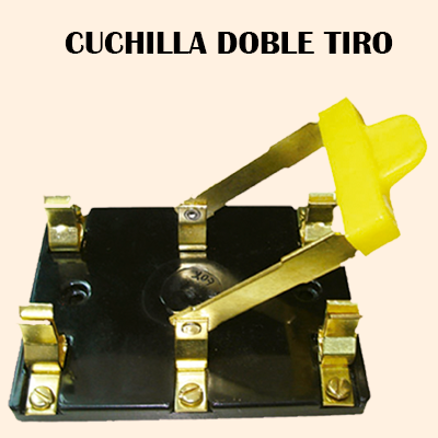 Cuchilla doble tiro