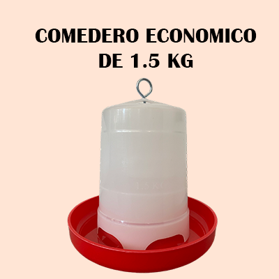 Comedero Económico de 1.5 Kg
