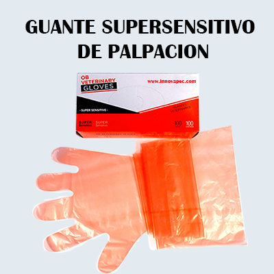 Guante supersensitivo de palpacion x 100 und