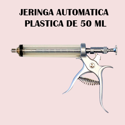 JERINGA AUTOMATICA PLASTICA Jeringa automatica plastica de 50 ml
