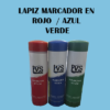 Lapiz Marcador en Rojo, Azul y Verde