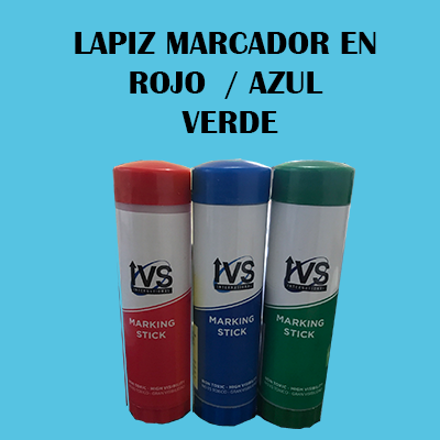 Lapiz Marcador en Rojo, Azul y Verde
