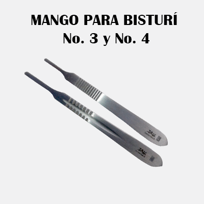 Mango Para Bisturí No. 3 y 4