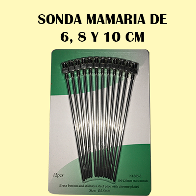 Sonda Mamaria de 6, 8 y 10 CM
