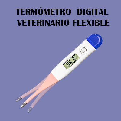Termómetro Digital Veterinario Flexible