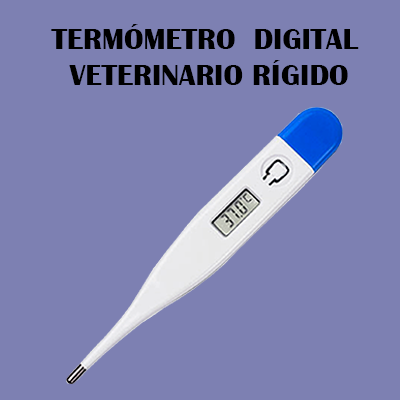Termómetro Digital Veterinario Rígido
