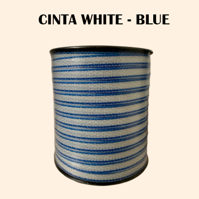 Cinta White - Blue