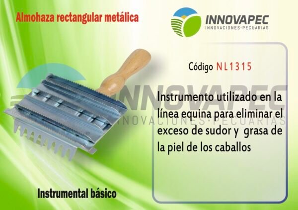 Almohaza Rectangular Metalica